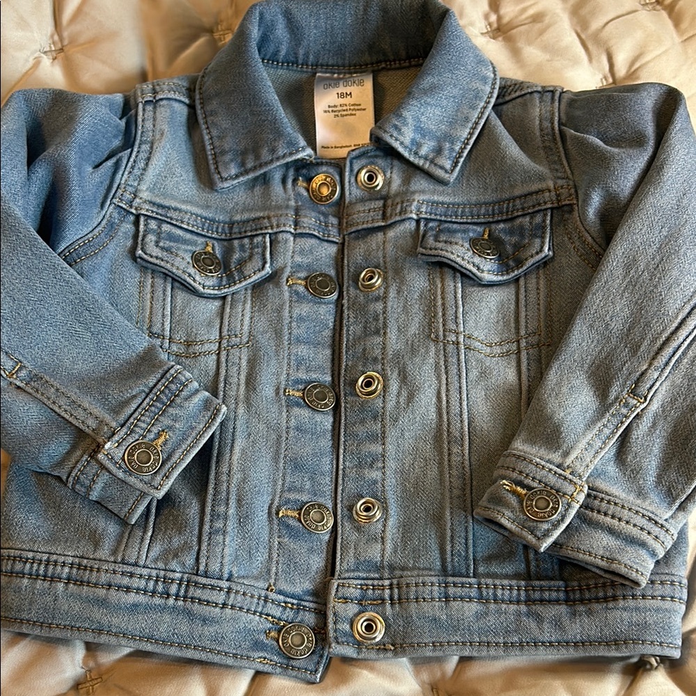 5 for 25$
Okie Dokie Blue Jean Jacket girls Denim Style
